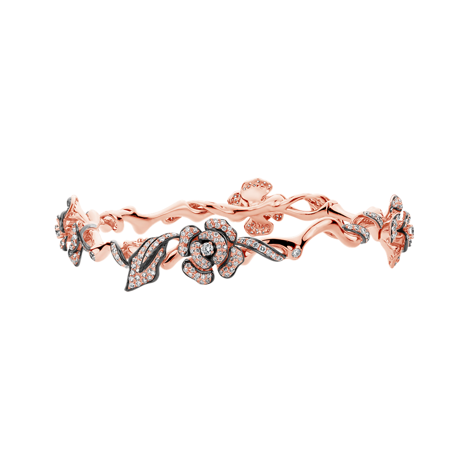 Bracelet with diamonds Diabolical Rose