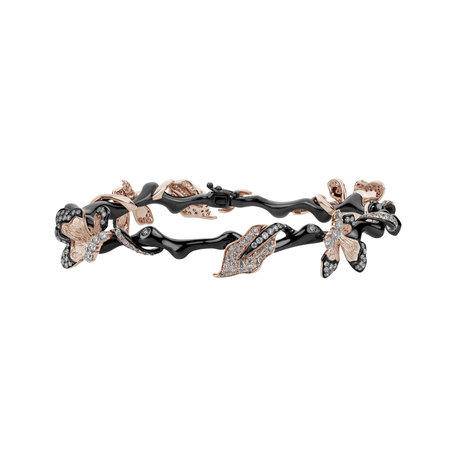 Bracelet with diamonds Sinful Butterfly