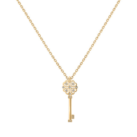 Diamond pendant Decorative Key