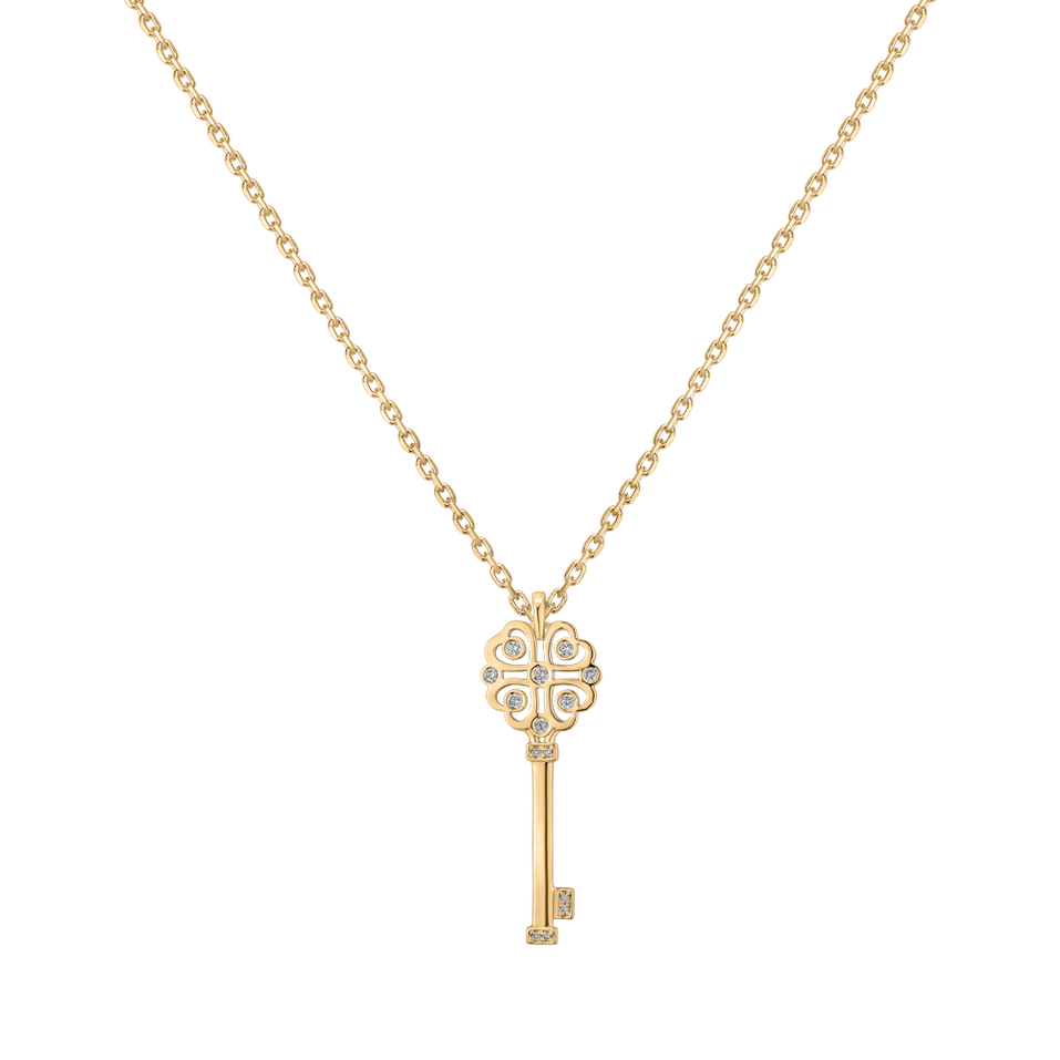 Diamond pendant Decorative Key