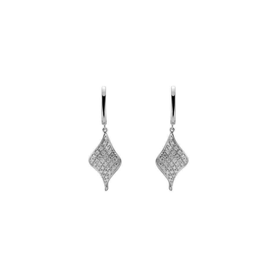 Diamond earrings Poetry Waterfall