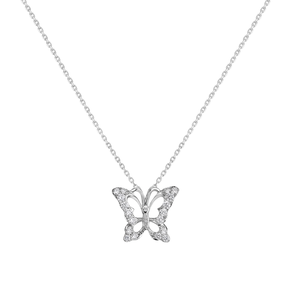 Diamond pendant Butterfly Gem