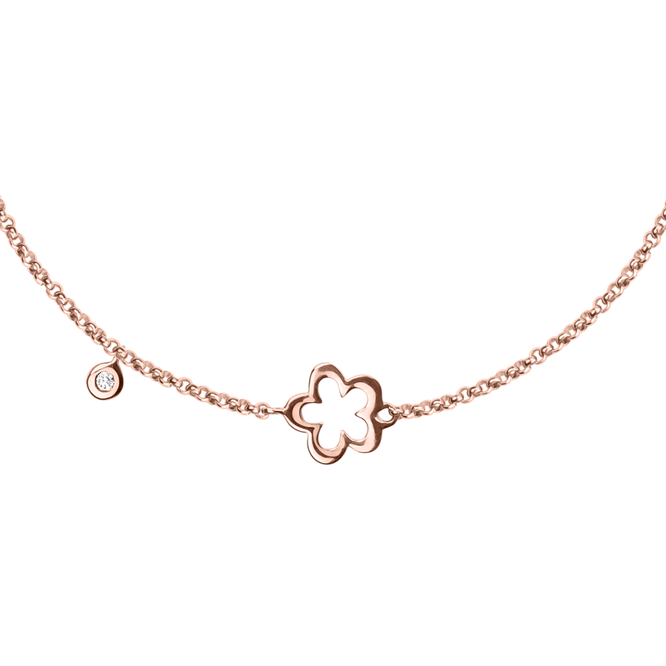 Diamond bracelet Glamour Flower