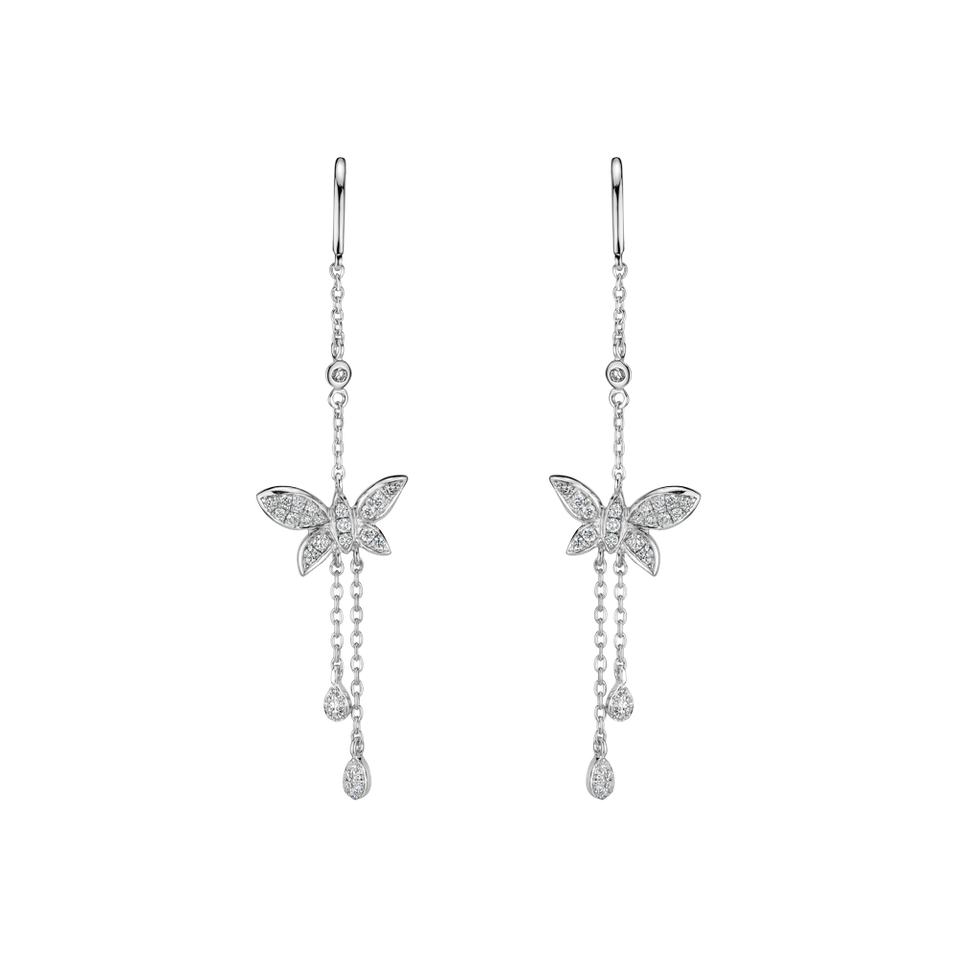 Diamond earrings Celestial Wings