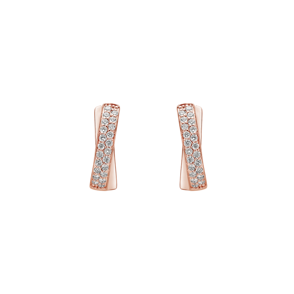 Diamond earrings Sparkling Mosaic