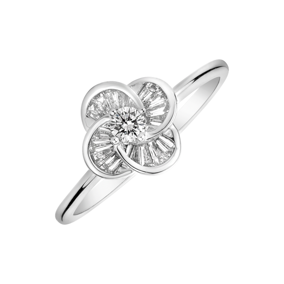 Diamond ring Sparkling Blossom