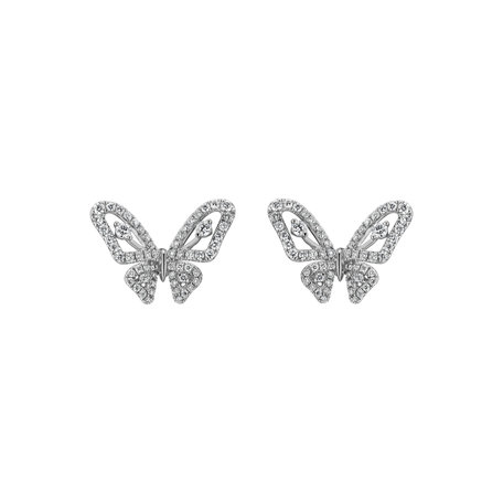 Diamond earrings Trendy Wings