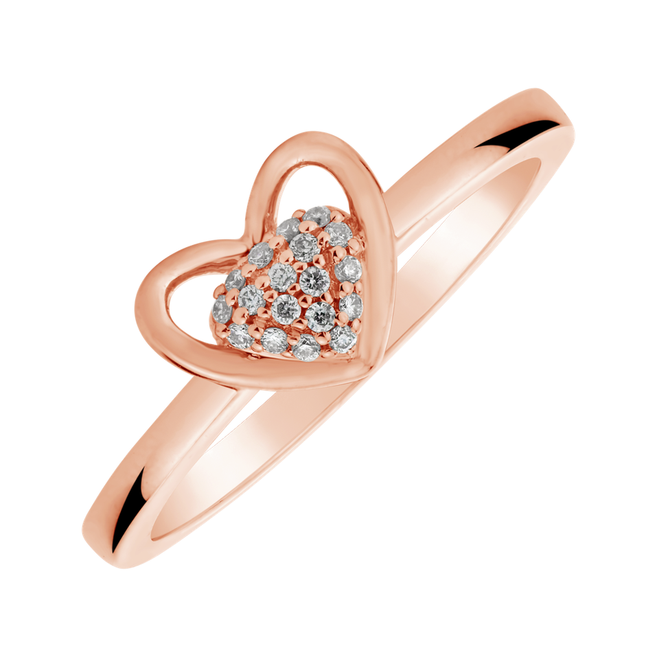 Diamond ring Tender Heart