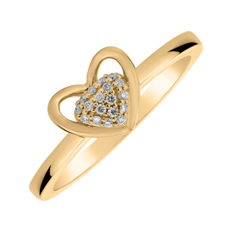 Diamond ring Tender Heart