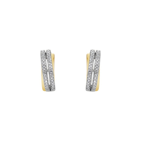 Diamond earrings Precious Sunray