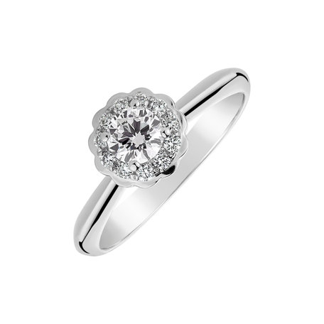 Diamond ring Flower Caress