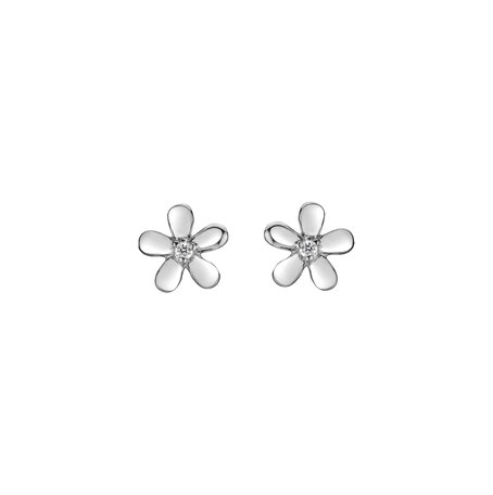 Diamond earrings Flower Day