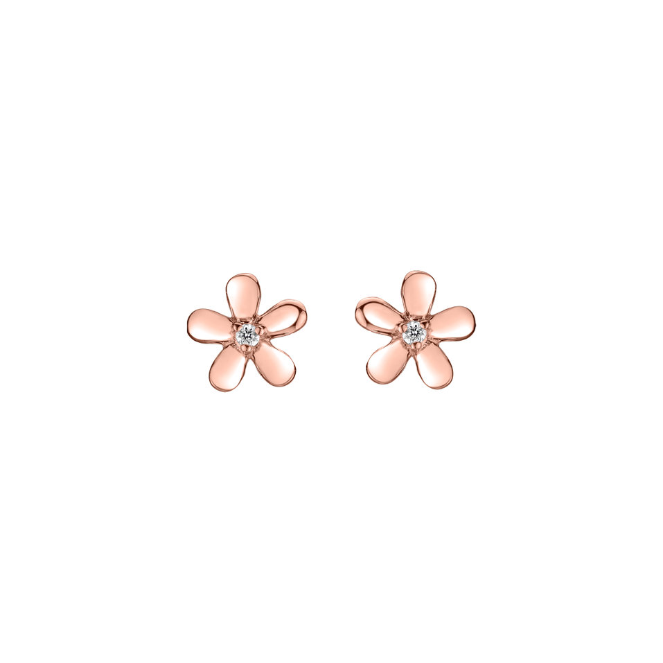 Diamond earrings Flower Day