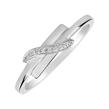 Diamond ring Dazzling Ribbon