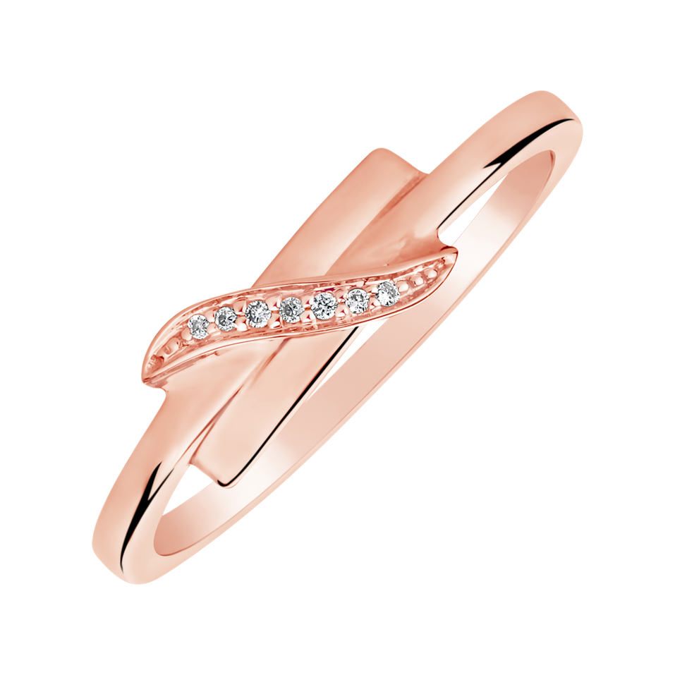 Diamond ring Dazzling Ribbon