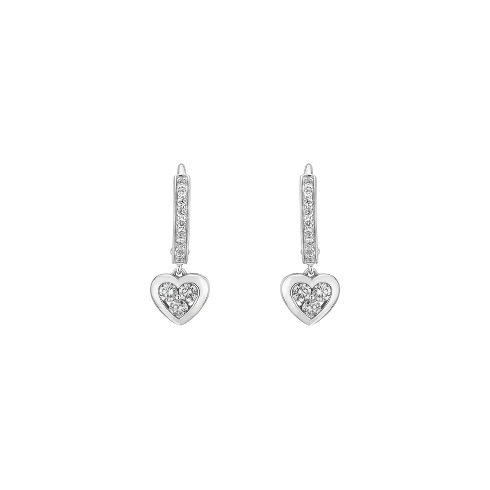 Diamond earrings Divine Love