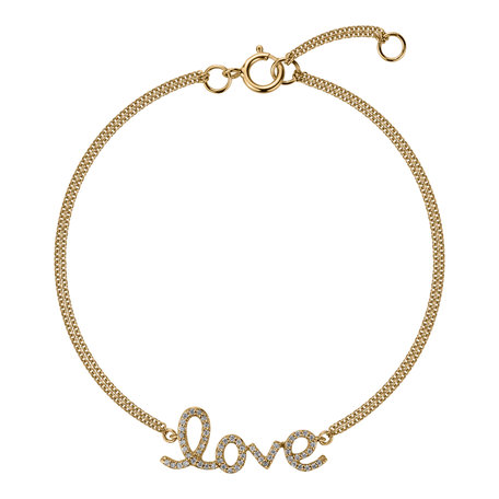 Diamond bracelet Glittering Love