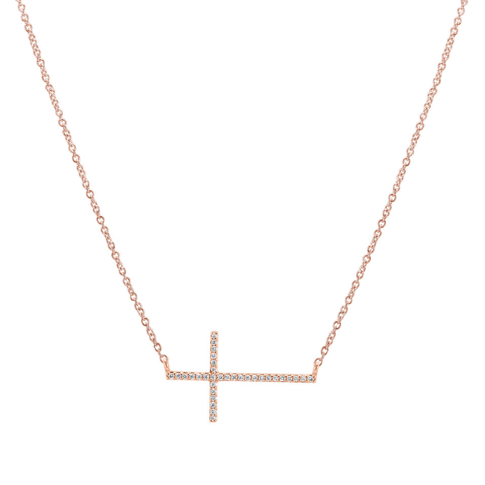 Diamond necklace Luxury Cross