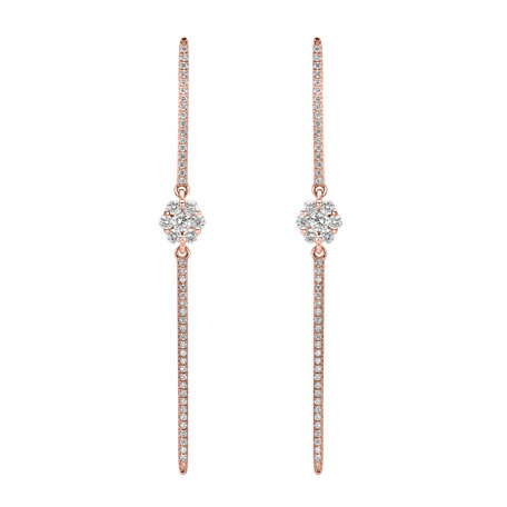 Diamond earrings Diamond Waterfall