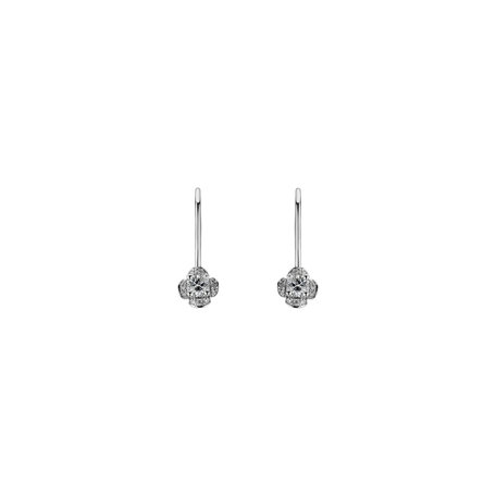 Diamond earrings Brilliant Petals