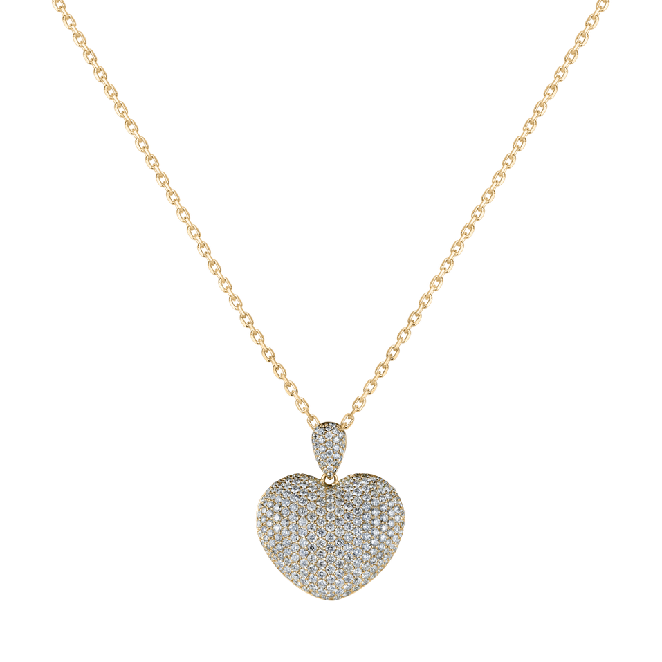 Diamond pendant Precious Heart