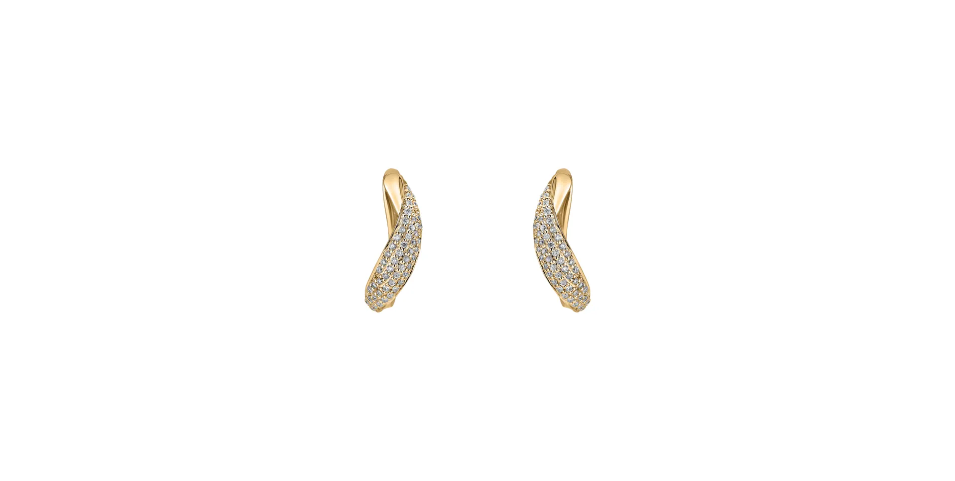 Diamond earrings Divine Moon