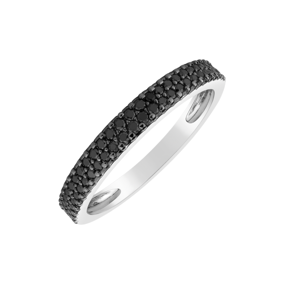 Ring with black diamonds Infinite Grace