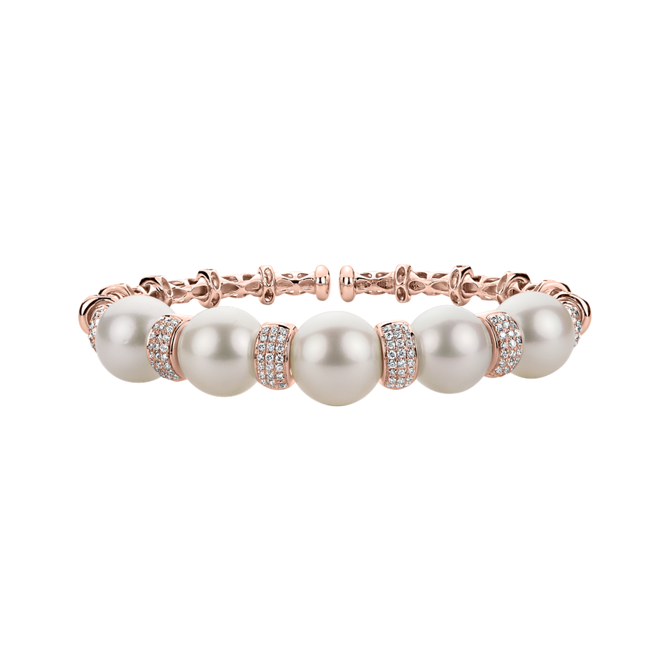 Diamond bracelet with Pearl Lake Treasure