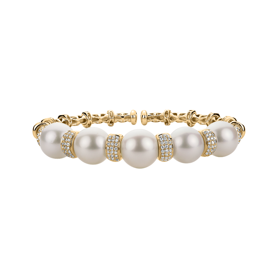 Diamond bracelet with Pearl Lake Treasure