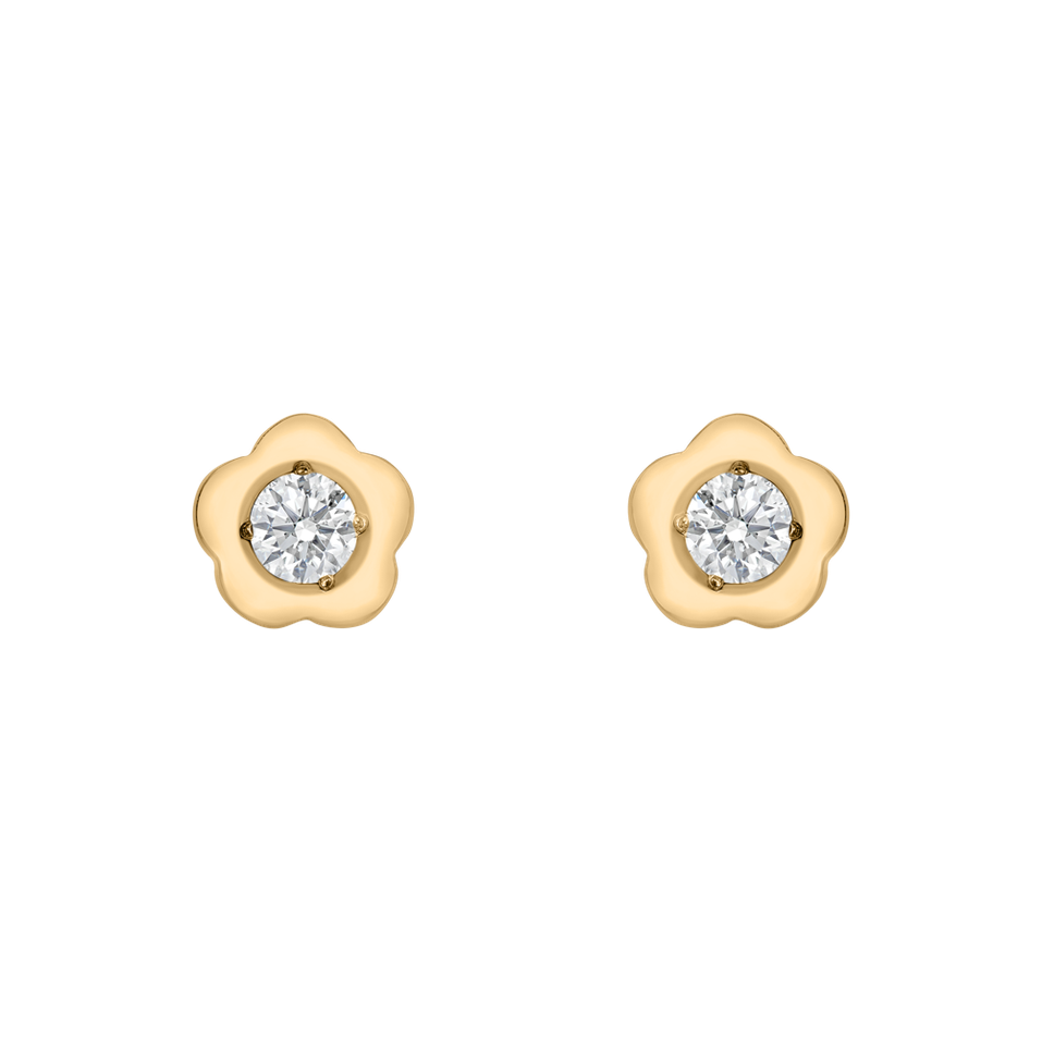 Diamond earrings Flowers