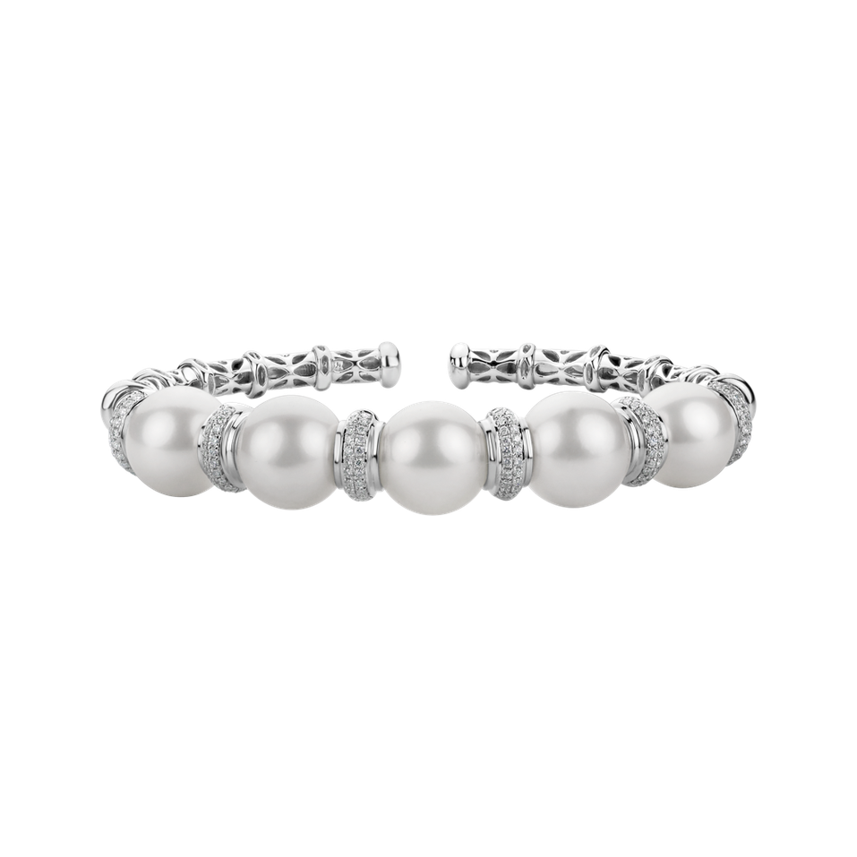 Diamond bracelet with Pearl Lake Secret