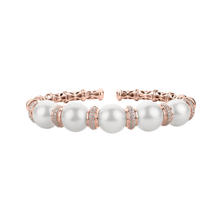 Diamond bracelet with Pearl Lake Secret