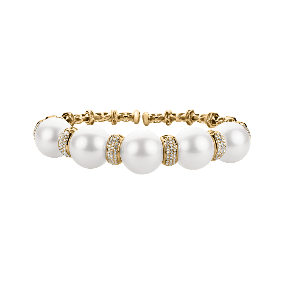 Diamond bracelet with Pearl Royal Pearl