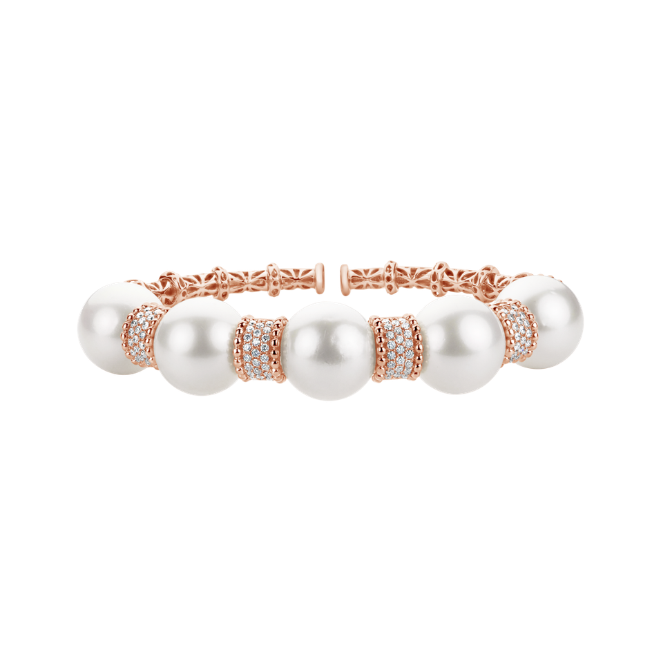 Diamond bracelet with Pearl Lake Fairytale