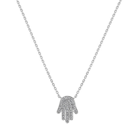 Diamond necklace Shining Hand