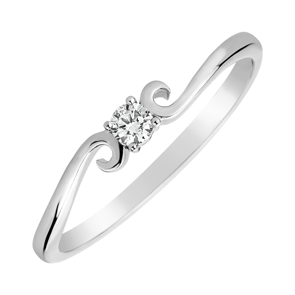 Diamond ring Baroque Love