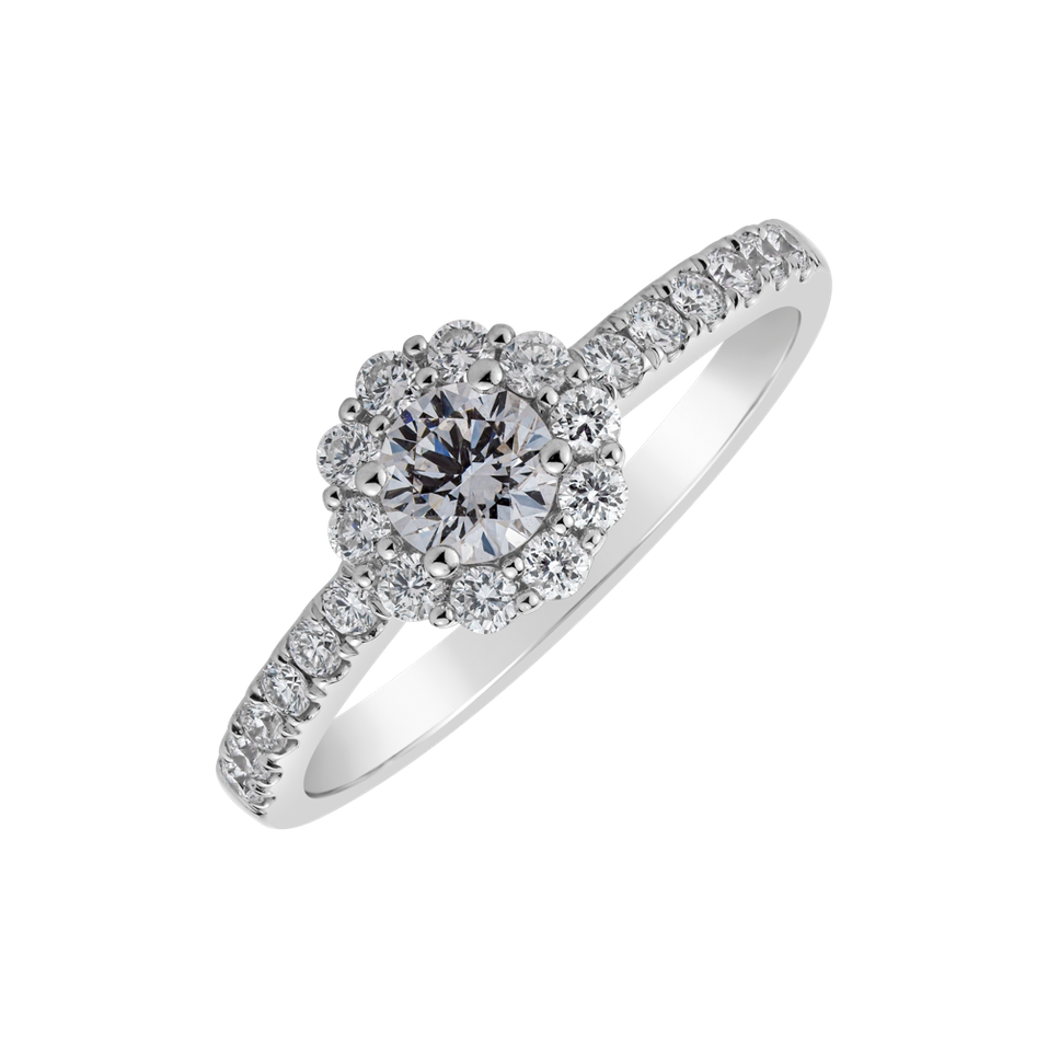 Diamond ring Folded Floral