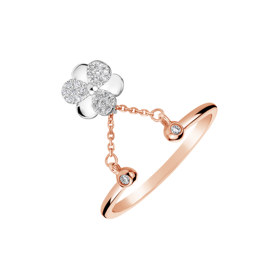 Diamond ring Hanging Flower