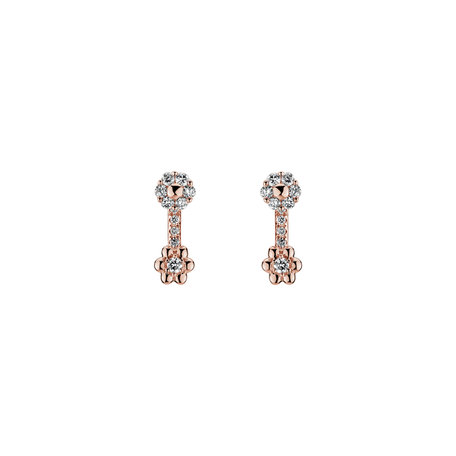 Diamond earrings Bloom Mytery