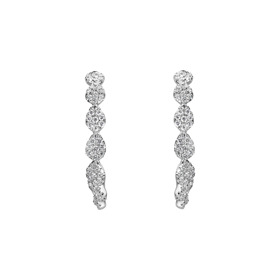 Diamond earrings Amazing Shape