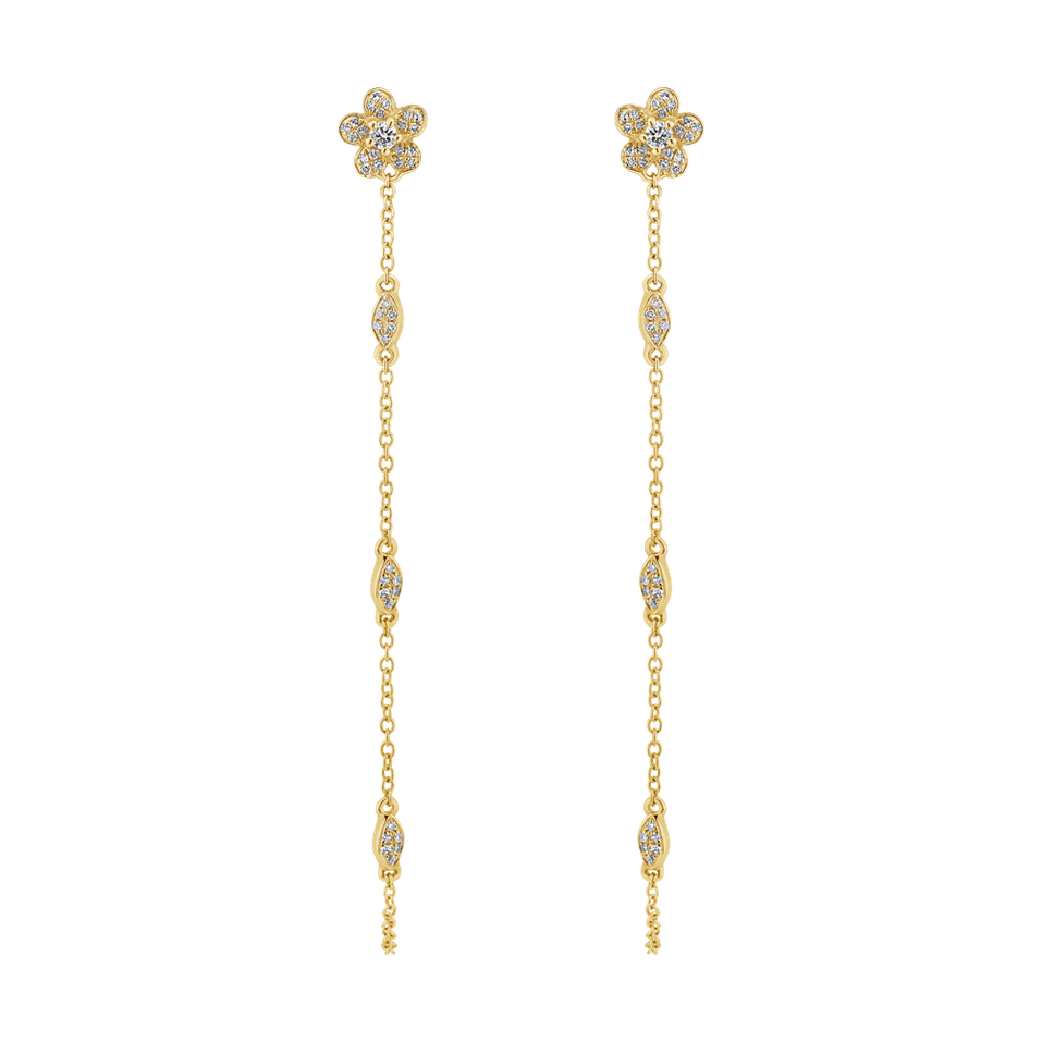 Diamond earrings Ethereal Bloom