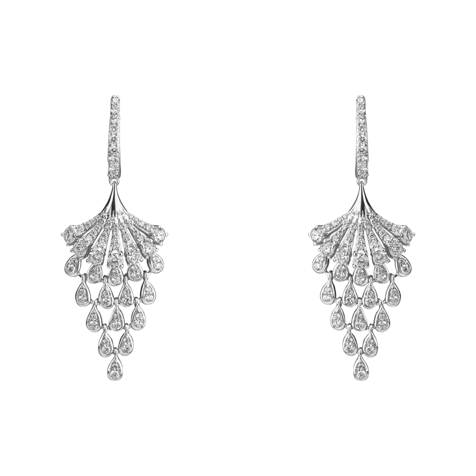 Diamond earrings Waterfall Splendour