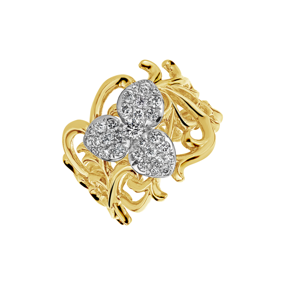 Diamond ring Citrus Yellow