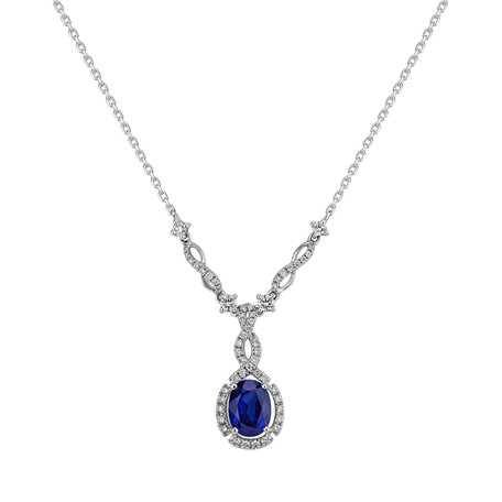 Diamond necklace with Sapphire Shine Dream