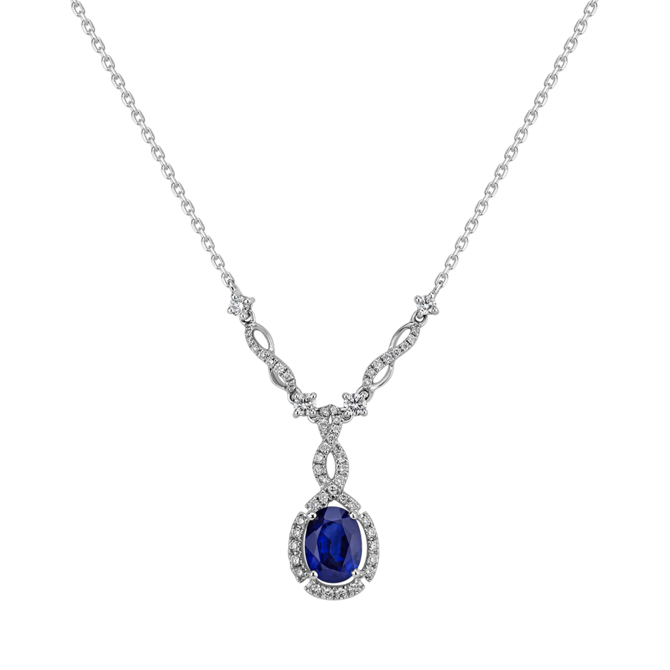 Diamond necklace with Sapphire Shine Dream