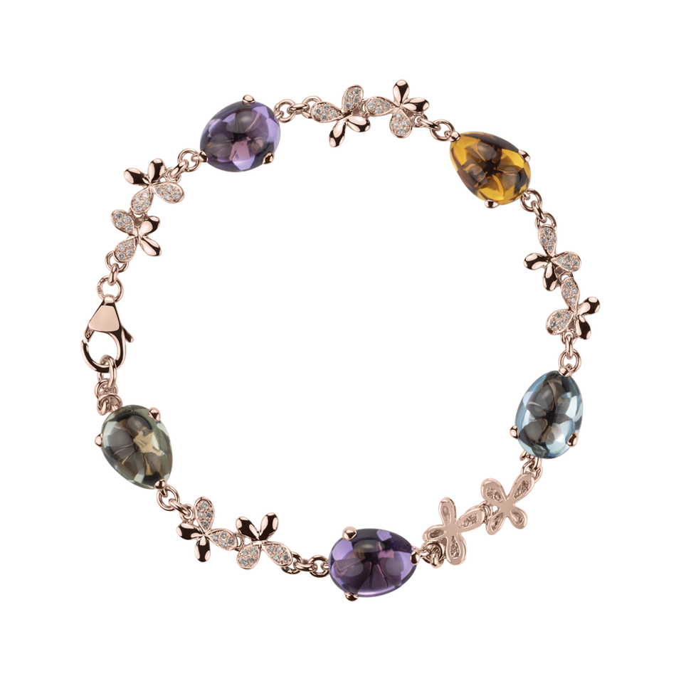 Diamond bracelet with gemstone Eternal Sin