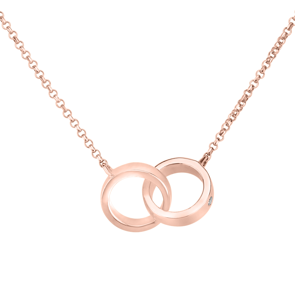 Diamond necklace Eternal Circles