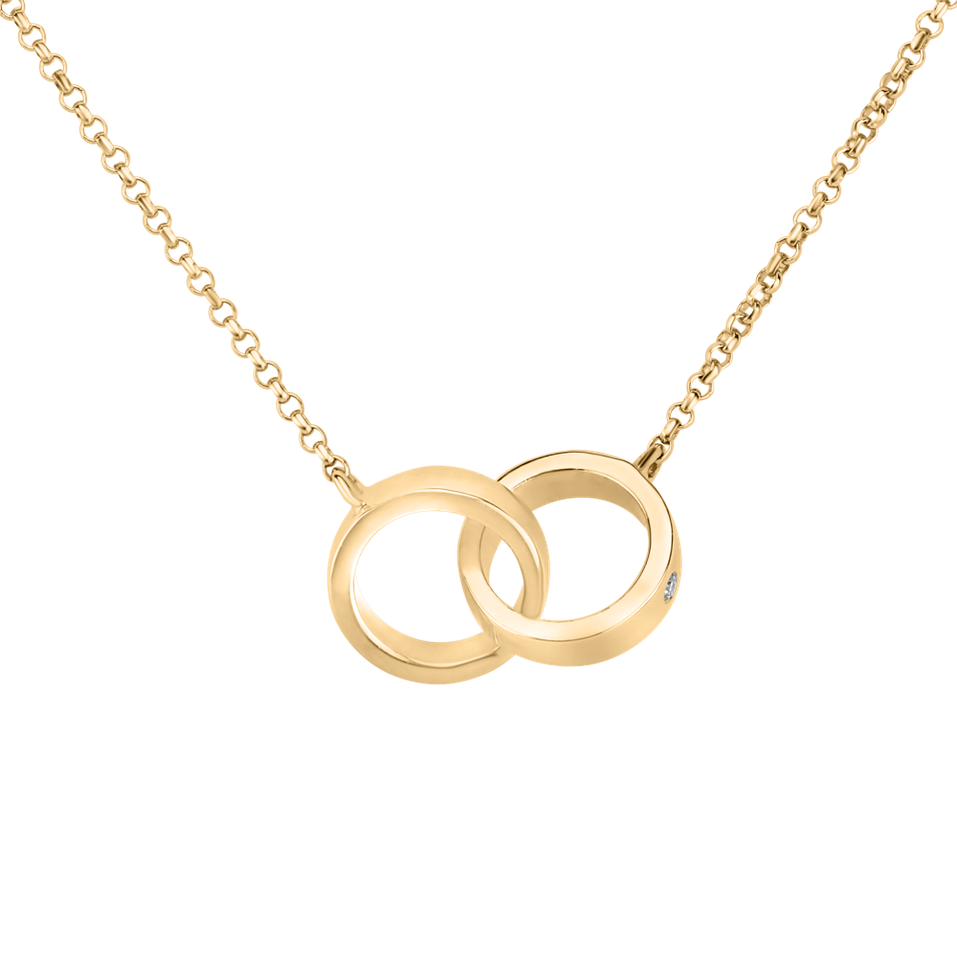 Diamond necklace Eternal Circles