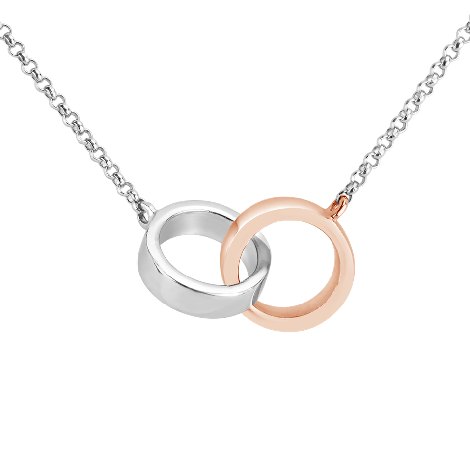 Diamond necklace Eternal Circles