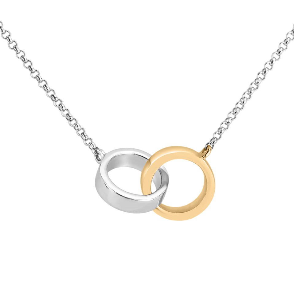 Diamond necklace Eternal Circles